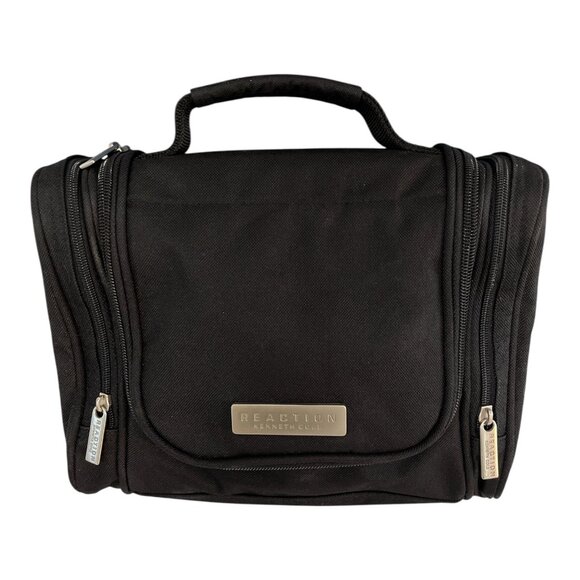 Kenneth Cole Reaction Hanging Toiletry Travel Bag – Black – Multiple Compartment - Picture 1 of 8